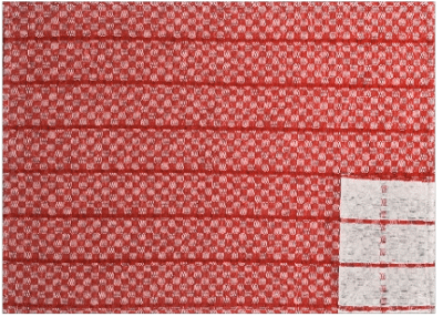 Sale Organic Cotton Placemat Red Set of 2