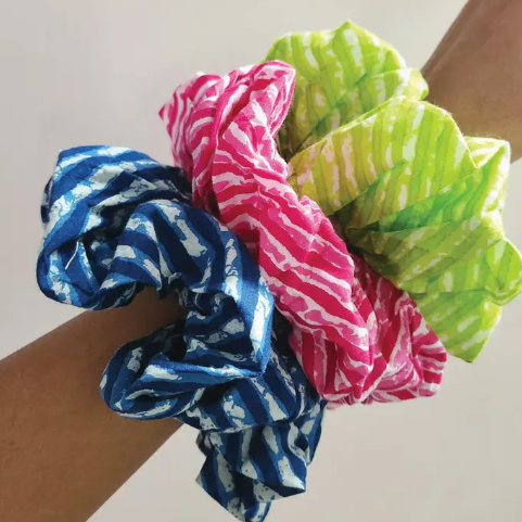 Leheria Cotton Scrunchies
