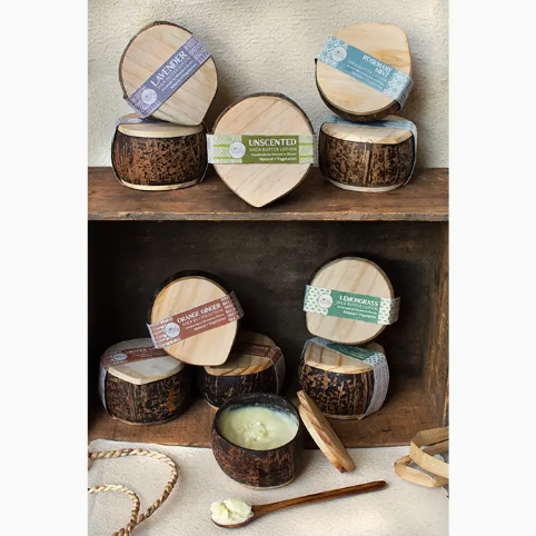 Coconut Shell Shea Butter - Lemongrass