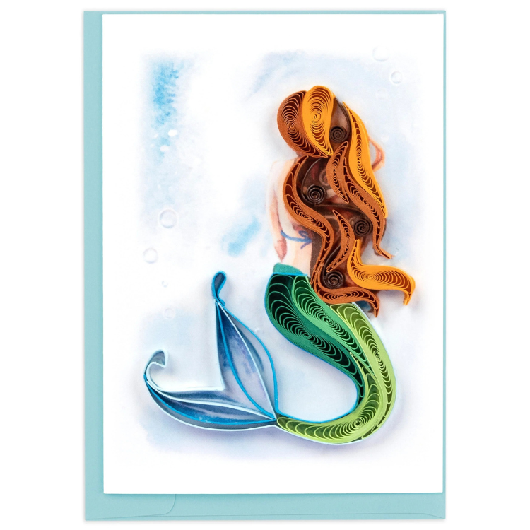 Gift Enclosure Mermaid Card