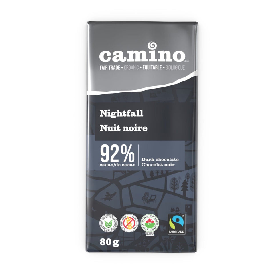 Camino Chocolate Bar Nightfall 92% 80g