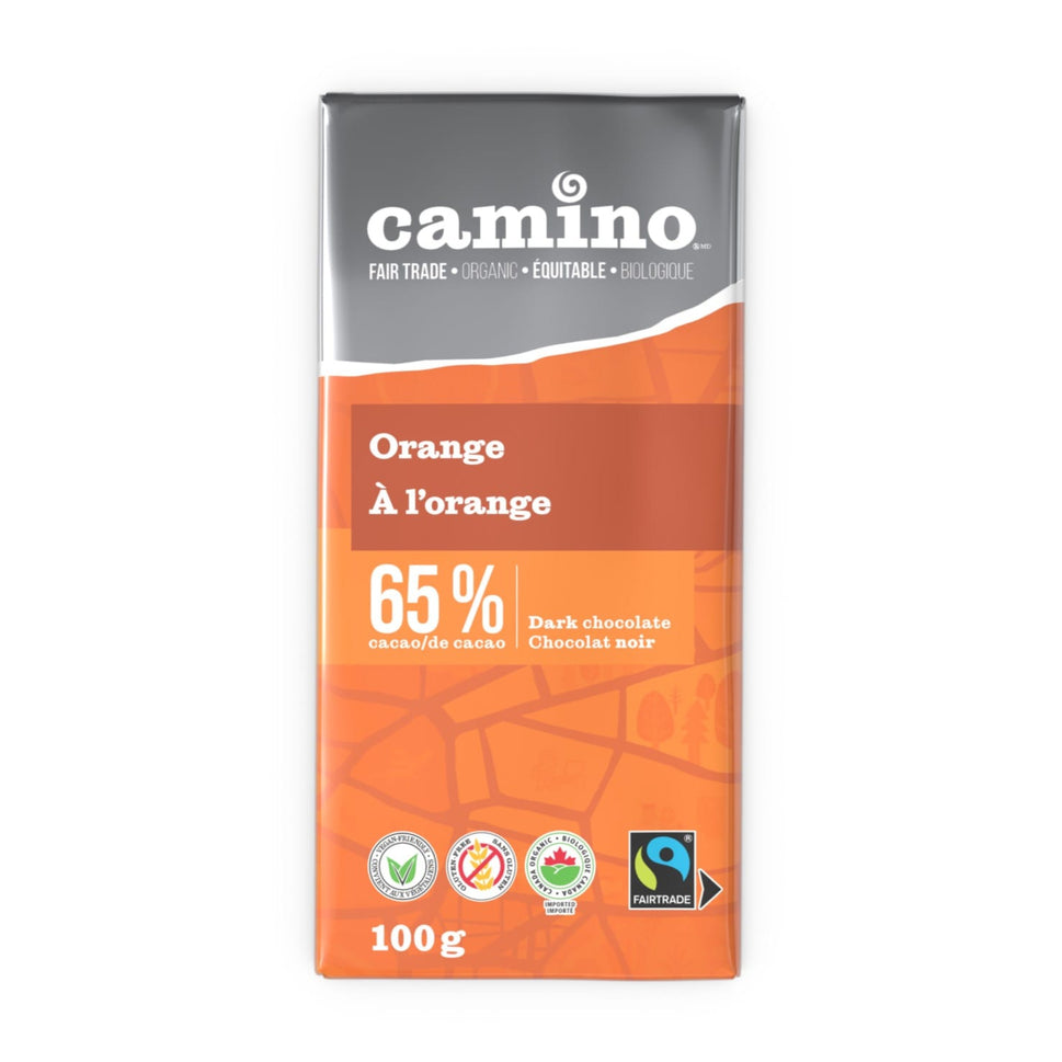 Camino Chocolate Bar Orange Dark 100g