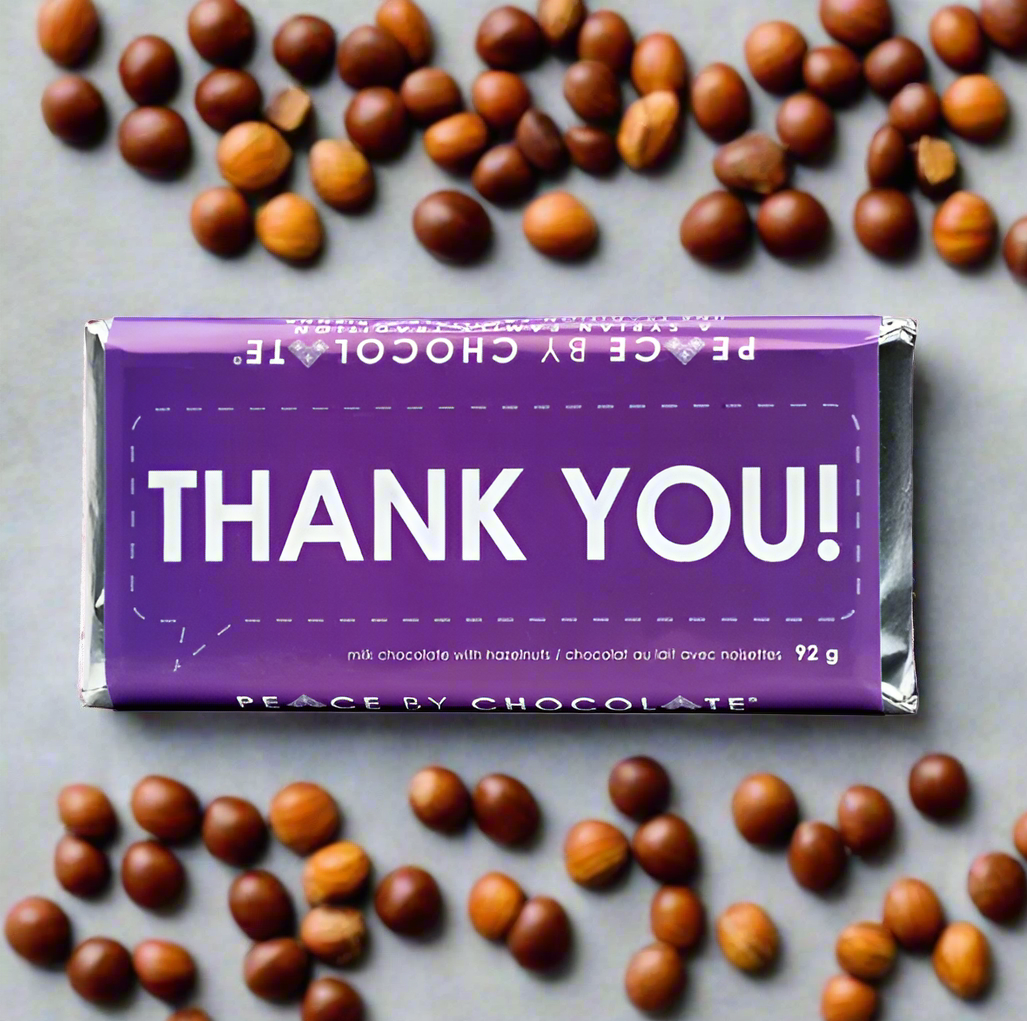 Peace by Chocolate THANK YOU bar 92g