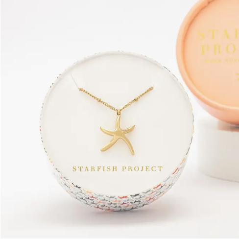Starfish Hope Necklace in Gold