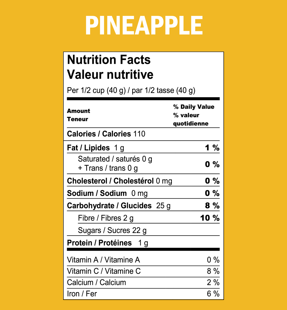 Pineapple Premium Organic Dried