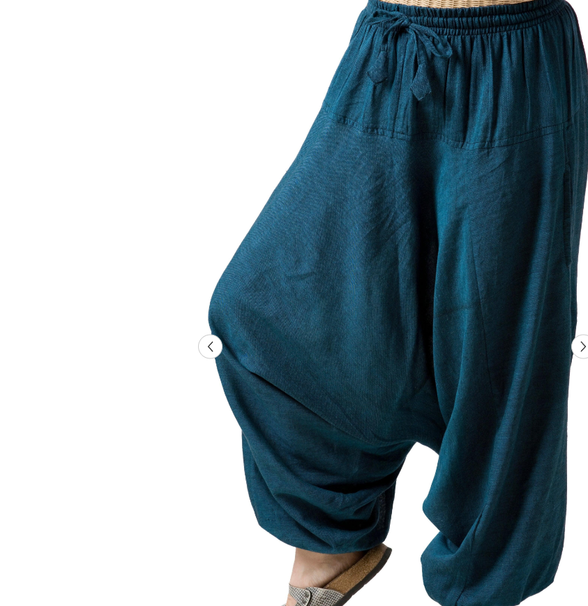 Solid Harem Pants