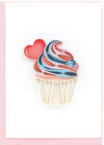 Gift Enclosure Lovely Cupcake Card