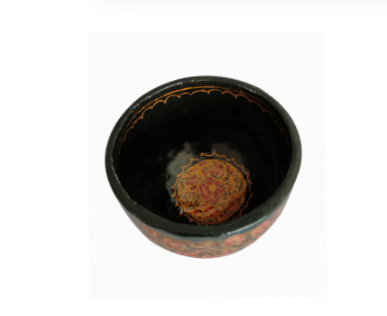 Black Bowl Paper Mache