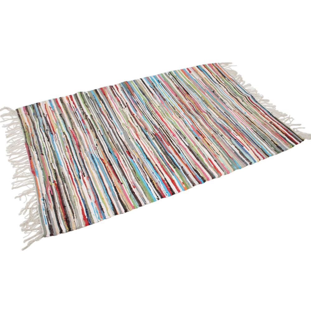 Bright Rag Rug Large