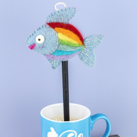 Rainbow Fish Ornament