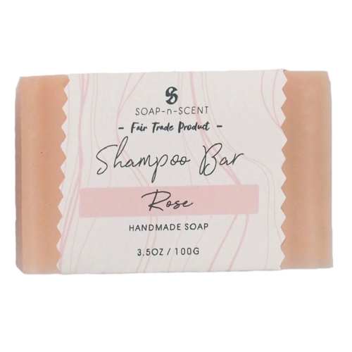rose shampoo bar