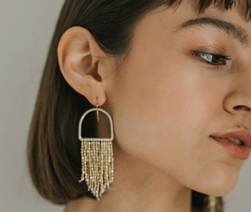 Bhavani Earrings Fringe