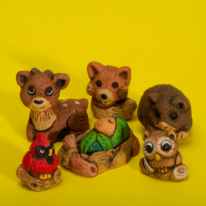 Woodsy Petite Nativity Set - 9 Piece