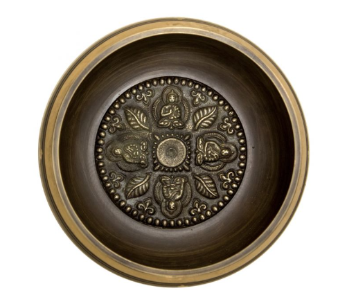 Four Buddhas Singing Bowl 5.5" Diameter