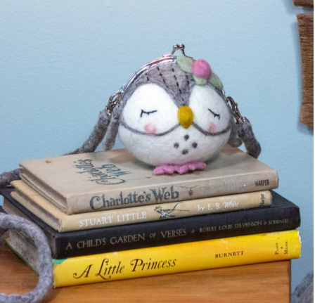 Olivia Owl Wild Woolies Clutch Purse