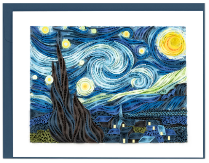 Starry Night Van Gogh Card