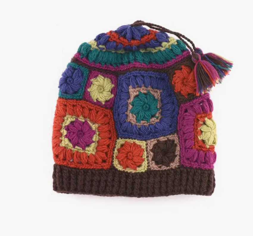Aria Crochet Hat jewel