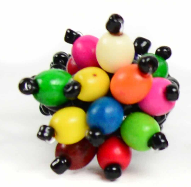 Seed & Bead Ring multi