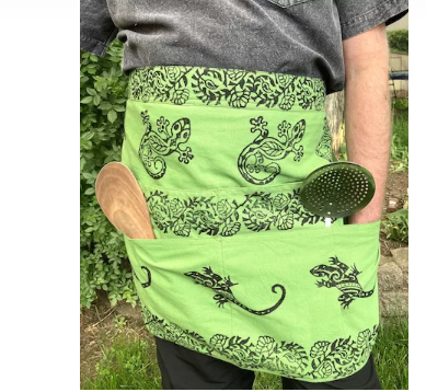 Kitchen Apron w Pockets - assorted