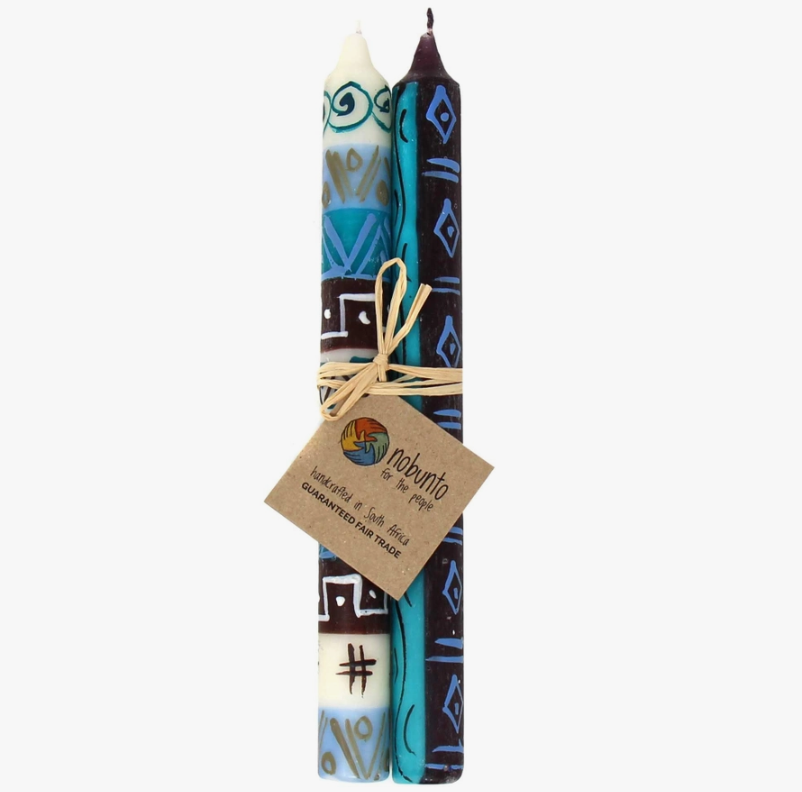Maji One-of-a-Kind Handpainted Taper Candles (2-Pack)