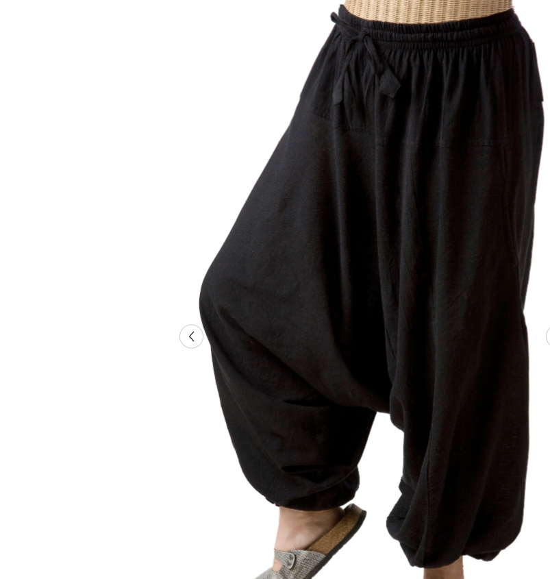 Solid Harem Pants