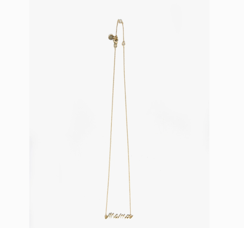 Mama Sterling Silver Necklace