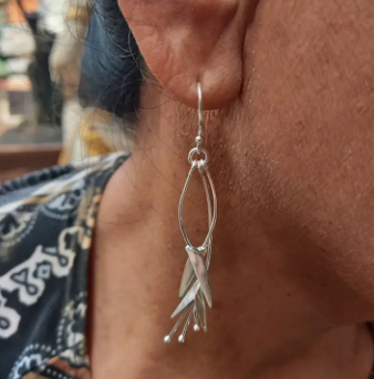 Blossom Out Sterling Silver Earrings