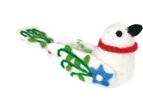 Alpine Love Bird Ornament