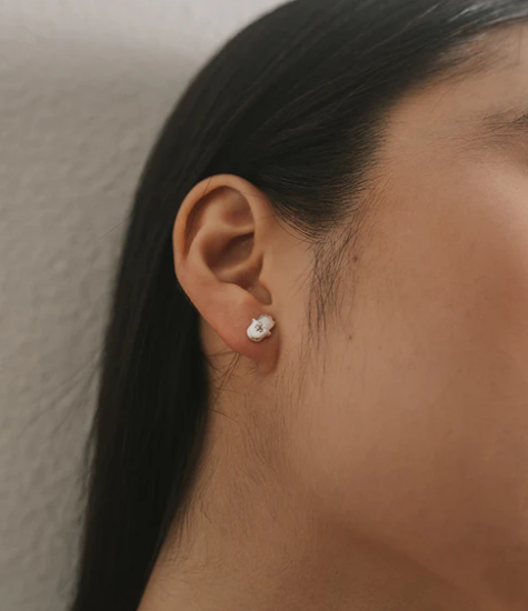 Jivala Charm Silver Earrings