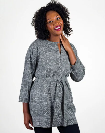 Kamini Dotted Belted Tunic
