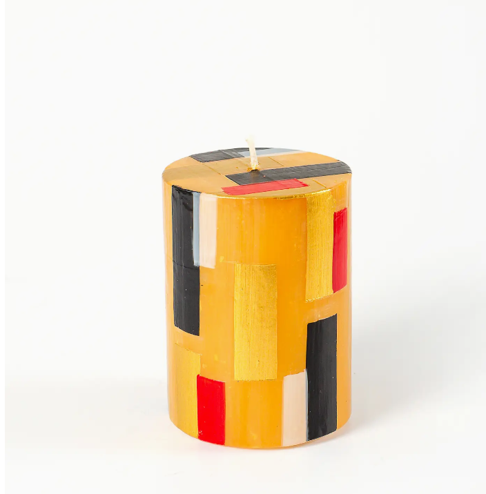 Klimt Pillar Candle 3" x 4"