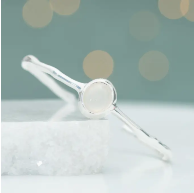 Serene Agate Cuff Bracelet