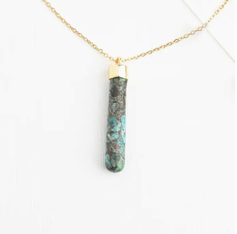 Resilience Necklace in Turquoise