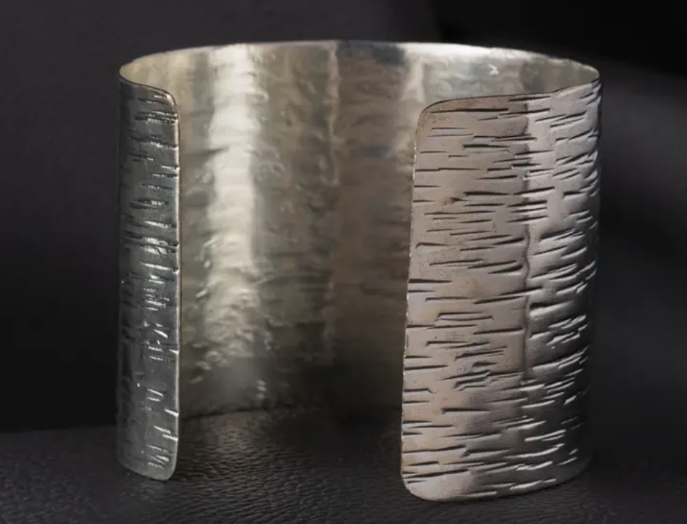 Textured Silver Cuff