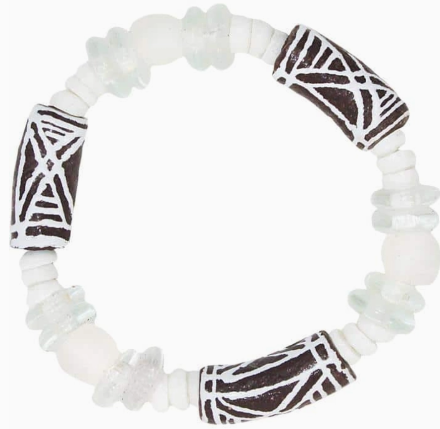 Adinkra-Resilience: Bracelet - Brown