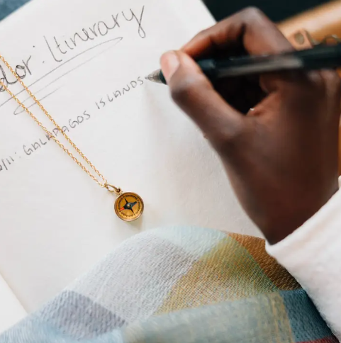 Find Your Way Compass Necklace