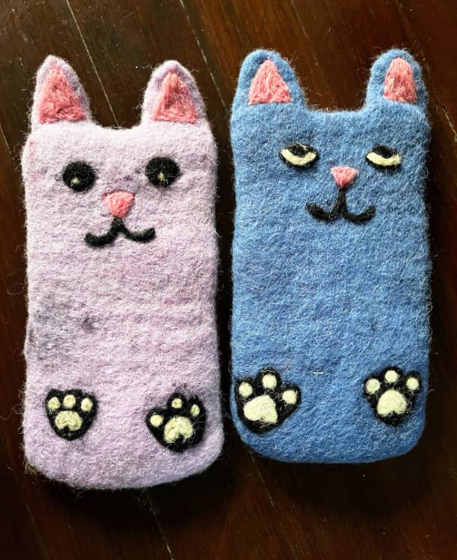 Cat eyeglass case Assorted