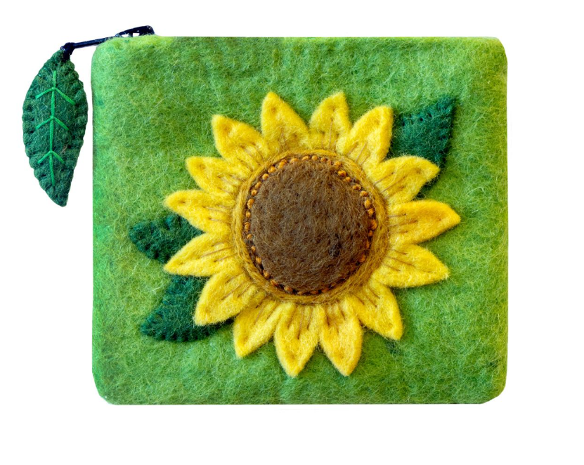 Coin Purse Sunny Sunflower