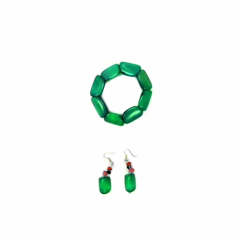 Chunky Bracelet & Earring Set Assorted