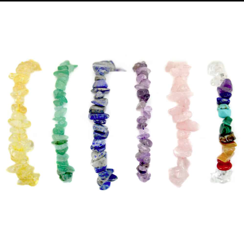 Chip Stone Adjustable Bracelet Assorted