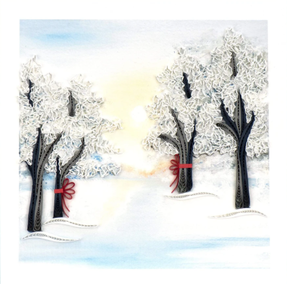 Snowy Trees Card