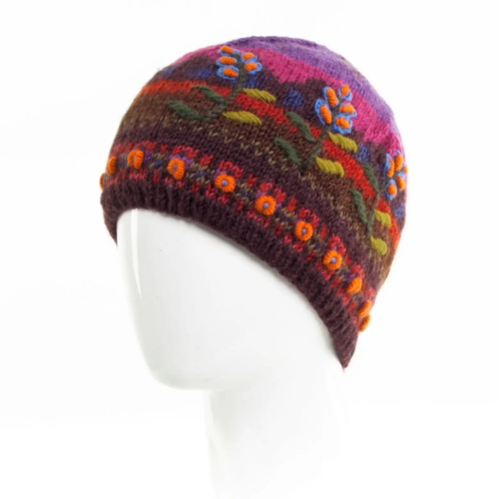 Chloe Beanie Plum