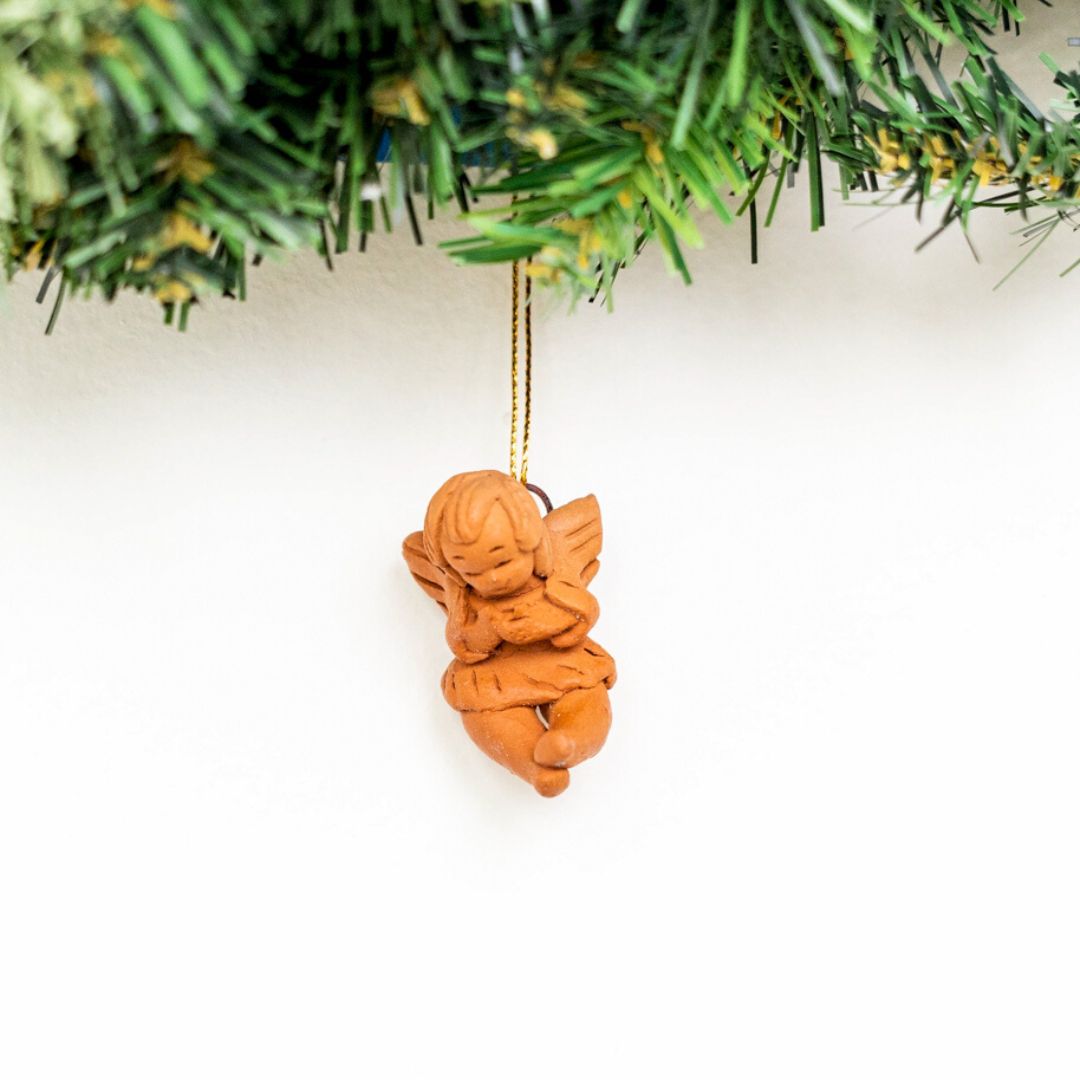 terracotta angel ornament