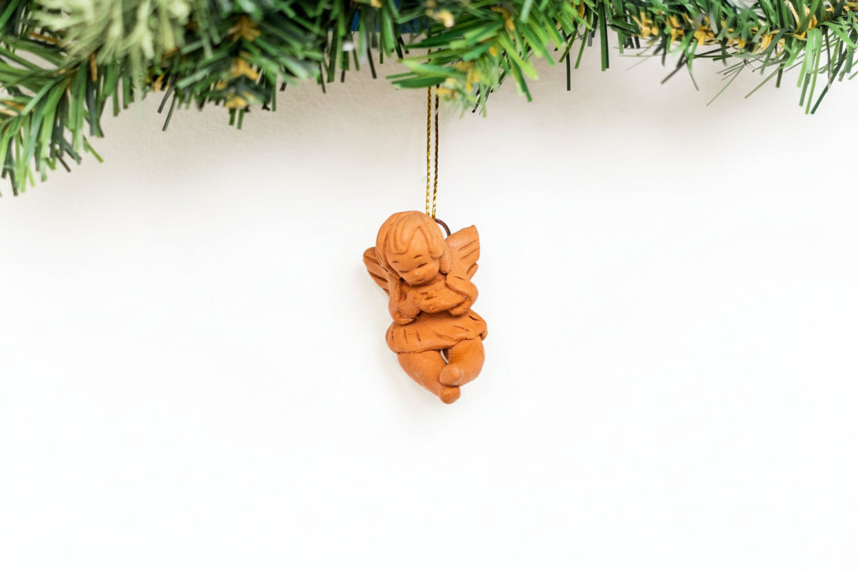 Terracotta Angel Ornament