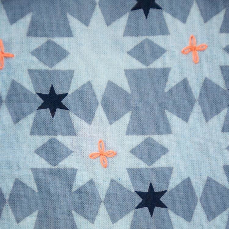 Tic Tac Toe Blue Dress