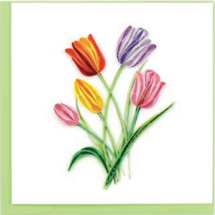 Colorful Tulips Cards