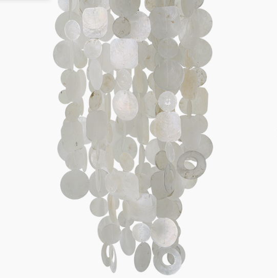Deluxe White Capiz Chime