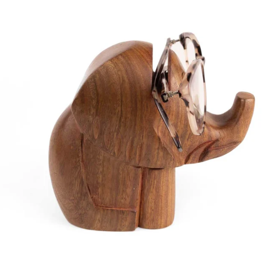 Elephant Eyeglass Holder Stand
