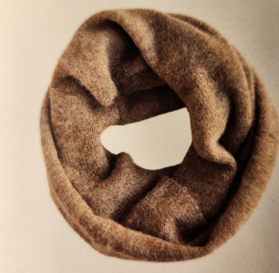 Milkshake Alpaca Infinity Scarf