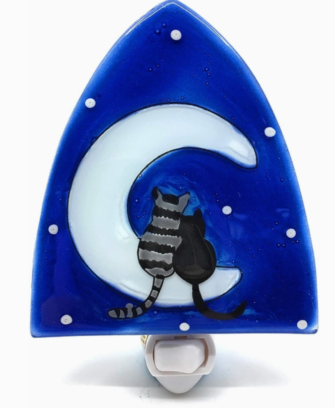 Handcrafted Recycled-Glass Night Light